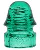 CD 134 DIAMOND P, Deep Green Aqua; Classic Pennycuick with great clarity in the glass!