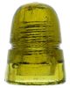 CD 145 AM. INSULATOR CO., Rich Yellow Olive Green; Wonderful condition for this hard to find color!
