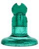 CD 317 CHAMBERS, Rich Aqua; Classic "candlestick"!