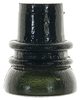 CD 737.6 {Unembossed}, Olive Blackglass; The popular "Pilgrim Hat"!