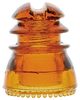 CD 214 TELEGRAFOS NACIONALES {Mexico}, Glowing Orange Amber; A beautiful rich color!