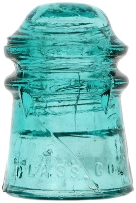 CD 106.3 DUQUESNE GLASS CO., Blue Aqua; crude with character!