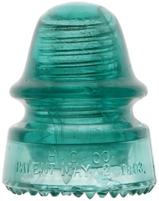 CD 162 H.G. CO., Milky Translucent Aqua; hard to find color!