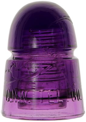 CD 145 G.N.W. TEL. CO., Royal Purple; classic Canadian purple beehive
