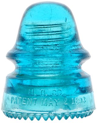 CD 162 H.G. CO., Electric Blue; don't let this shock you!