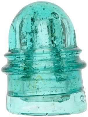 CD 158.2 BOSTON BOTTLE WORKS, Light Aqua; crown embossed variant!