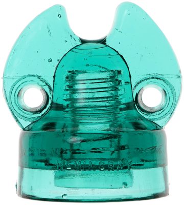 CD 263 HEMINGRAY // COLUMBIA, Aqua; great piece for the Hemingray or power collector!