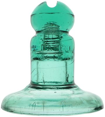 CD 317 CHAMBERS, Aqua; great example of this classic "Candlestick"!