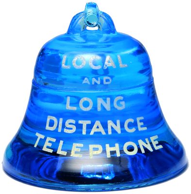 C & P TELEPHONE, Electric Blue; a true paperweight!