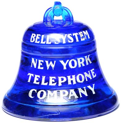 NEW YORK TELEPHONE, Cobalt Blue; colorful!