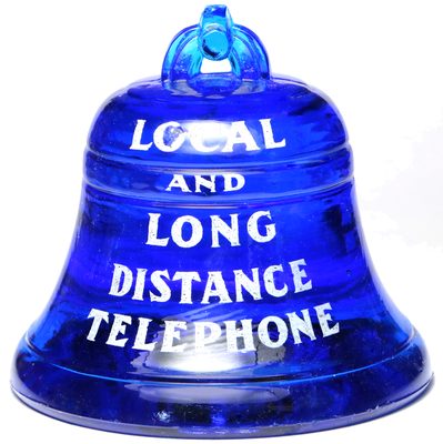 NEW YORK TELEPHONE, Cobalt Blue; colorful!
