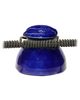 Two Porcelain Insulators w/ Tie Wire, Cobalt Blue; 36" long wire tie/splice!