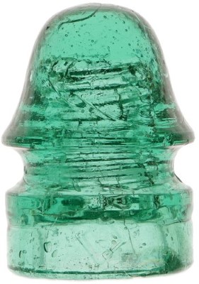 CD 134 DIAMOND P, Green Aqua w/ Bubbles; Loaded with small white bubbles!