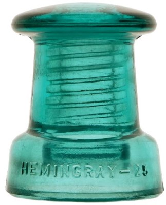 CD 175 HEMINGRAY-25, Blue Aqua; Classic doorknob!