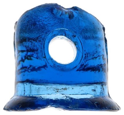 Lightning Rod Insulator, Cobalt Blue; Rare and standout color!