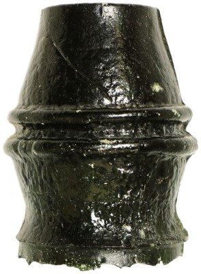 CD 701.6 "Confederate Egg", Green Blackglass; Richmond fire survivor!