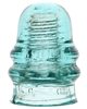 CD 131.4 L.G.T.& CO., Light Aqua; Early threaded glass!