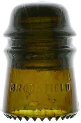 CD 121 BROOKFIELD, Olive Amber; Always popular with the Brookfield collectors!