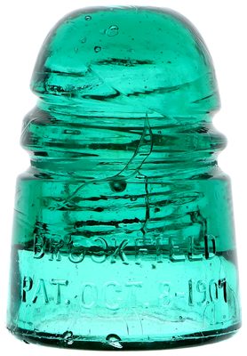 CD 110 BROOKFIELD, Green Aqua; The "mini" spiral groove!