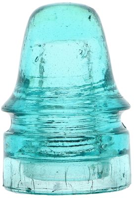 CD 160.7 AM.INSULATOR CO. , Light Aqua; Great condition for a "Snow Cone"!