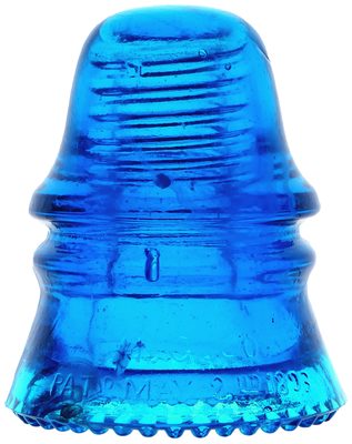 CD 151 H.G.CO., Bright Peacock Blue; Classic double-drip-pointed N.A.T.Co.!
