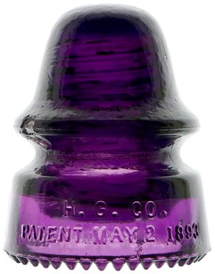 CD 162 H.G.CO., Royal Purple; Quite a desirable signal color with perfect drips!