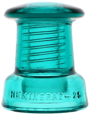 CD 175 HEMINGRAY-25, Aqua; The "doorknob" for obvious reasons!