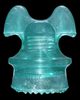 CD 257 PATENT / JUNE 17, 1890, Light Jade Aqua; Nice jade in the two patent date embossing!