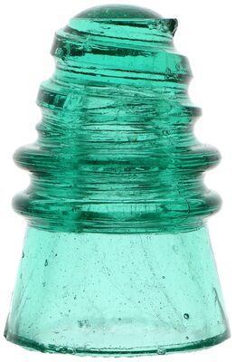 CD 110.6 NATIONAL INSULATOR CO., "Green"; What a contrast with the "common" light aqua one!