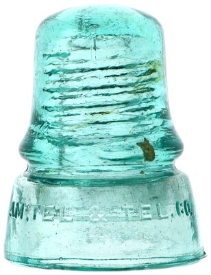 CD 160.6 AM.TEL.& TEL.CO., Light Aqua; Boldly embossed "Pilgrim Hat"!