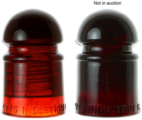 SI 102 "VTS INDUSTRIAL" // "NUMBER 8", Ruby Red; Private issue from the 1970's!