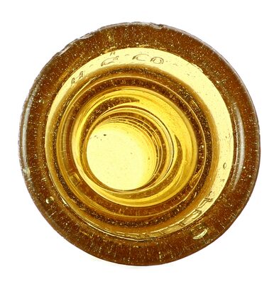 CD 145 H.G.CO., Honey Yellow Amber; Much lighter amber beehive! UPDATE: 9/12