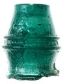 CD 701.6 "Confederate Egg", Translucent Aqua; Bubbly color you can see through!