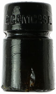 UPDATE: CD 123 E.C.& M.CO., "Blackglass" Olive Amber; some say only two known, better get yours!