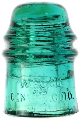 CD 121 W.F.G.CO., "Teal"; sought after color!