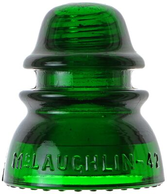 CD 154 MCLAUGHLIN, Dark Emerald Green; stunning, rich color and virtually mint!
