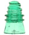 CD 110.6 NATIONAL INSULATOR CO., Green; attractive and rare color!