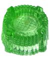 Piano Insulator {"Turreted Castle" style}, Glowing Lime Green; radiant color!