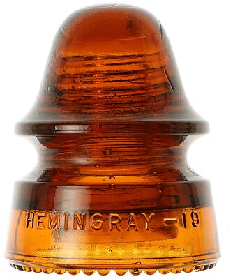 CD 162 HEMINGRAY-19, Orange Amber