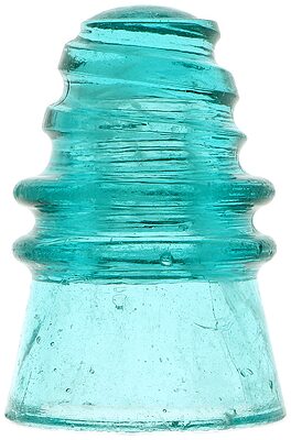CD 110.6 NATIONAL INSULATOR CO., Blue; "Large corkscrew!" CD collectors take note!