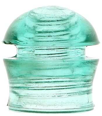 CD 409 S.L.1 / STAS 810 {Romania}, Light Aqua; No, this is really the whole insulator!