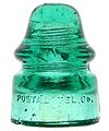 CD 138 BROOKFIELD, Green; "POSTAL TEL. CO." in a desirable color!