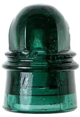 CD 158.2 BOSTON BOTTLE WORKS, Dark Tealy Green; Classic "Boston Barrel" in a standout color!