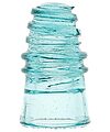 CD 110.5 NATIONAL INSULATOR CO., Light Aqua; "Baby Corkscrew"!