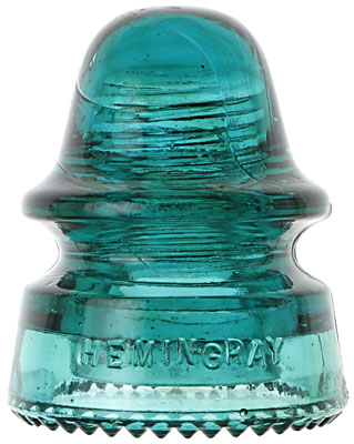CD 162 HEMINGRAY, Teal Blue; Uncommon and rich color!