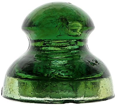 CD 280 EMERALD (PRISM), Dark Yellow Green; Low pinhole shows off the rich color in the extra dome glass!