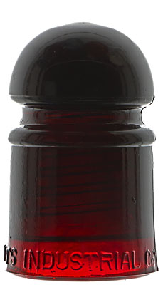 SI 102 VTS INDUSTRIAL CO., Dark Ruby Red; Colorful 1970s advertising item!