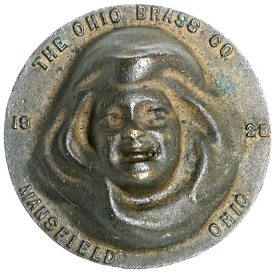 1928 Ohio Brass Souvenir Casting, Bronze; Neat go-with that was perhaps a souvenir?