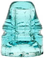 CD 728 {Unembossed}, Light Blue; Threadless "Compromise" style insulator! UPDATE: