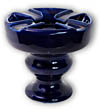 "Victor" After Hours Ashtray, Dark Cobalt Blue; Victor Insulators connection?